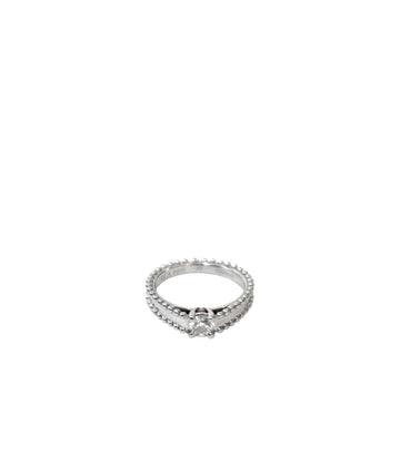 VAN CLEEF & ARPELS プラチナ ダイヤモンド エステル ソリティア リング 51373 153855747 [P]
