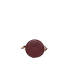 CHANEL Burgundy Leather Coco Crush Mini Bucket Shoulder Bag 49072 153857066 [P]