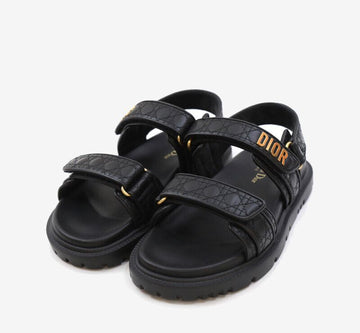 Dior Act Sandal Quilted Cannage Black 37 146977644