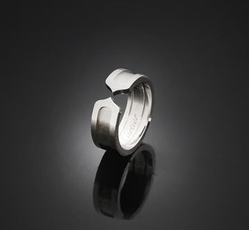 CARTIER 18K ダブルCリング 18Kホワイトゴールド49号6.4MM 7246237778 75875774