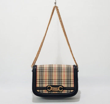 BURBERRY Gemusterte Ketten-Schultertasche 153873240