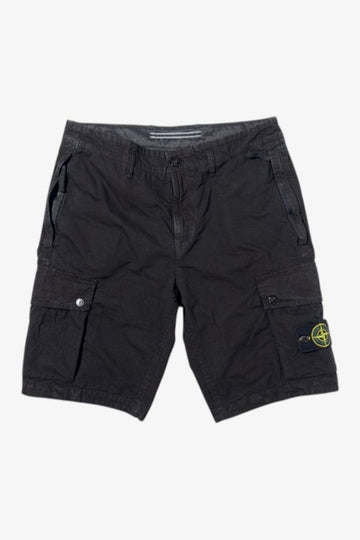 STONE ISLAND オールドエフェクトオーガニックコットンショートパンツ 153891770