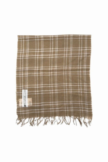 Our Legacy Cottage Scarf Tencel 26SS A2268CW Walnut Grid Sparse 1957 153891783