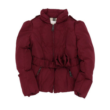 BURBERRY バーガンディチェックキッズベビー女の子パディングジャケット aa61300 153894656