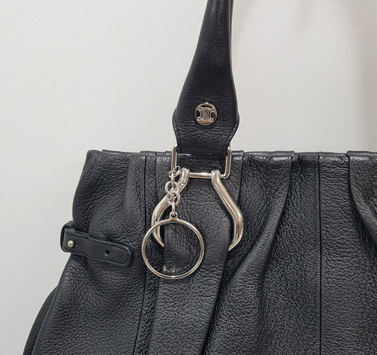 Celine Black Leather Shoulder Bag 55457368