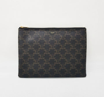Celine Triomphe Canvas Pouch Clutch Bag 10D462BT9 153584252