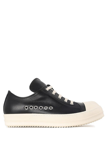RICK OWENS EXTREME Low Sneakers Schwarzmilch RU01F2895 LCO 911 153990286
