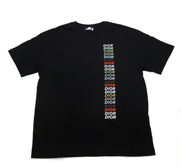 DIOR マルチロゴ半袖Tシャツ ブラック 413J696A0817 107691372