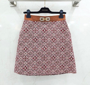 Louis Vuitton Metallic Buckle Monogram Skirt 1854 129142267