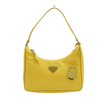 PRADA テスート リエディション ホーボー トートバッグ イエロー 1N204 154031894