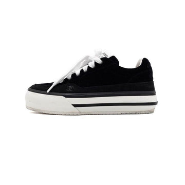 CHANEL G45208 schwarze CC Samtvelours Damen Sneaker 62009 154033600