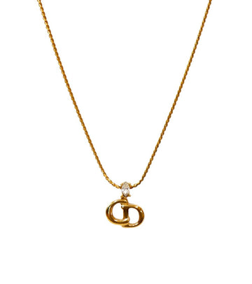 DIOR キュービック CD ゴールド ネックレス 52326 154033658