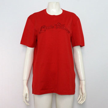 LOUIS VUITTON 赤いロゴ刺繍女性半袖Tシャツ aa61870 154033861
