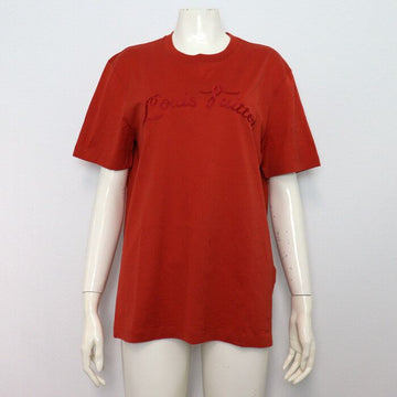 LOUIS VUITTON オレンジロゴ刺繍女性半袖Tシャツ aa61873 154033867