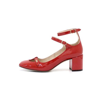 Dior Red Patent Strap Pumps Women Shoes 042VNO24R37 154072762