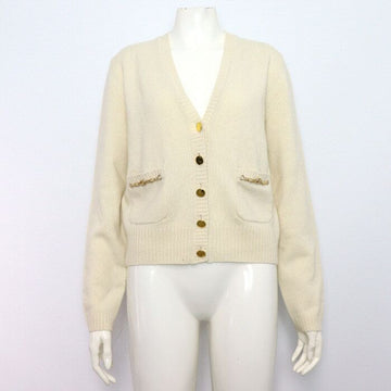 Gucci Cashmere GG Chain Cardigan 662189 154072862