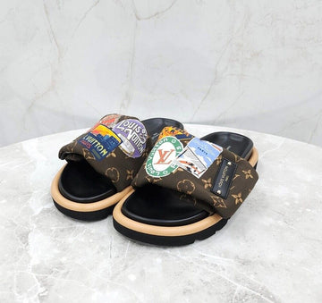 LOUIS VUITTON LV フル ピロー フラット コンフォート ミュール サンダル 150314789