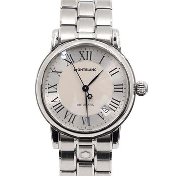 MONTBLANC 7042 Meisterstück Rund 36MM Automatik Stahl Herrenuhr aa61782 154131116