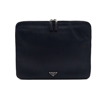 PRADA 2VN001 Notebook-Case Clutch Bag in Navy 154131155