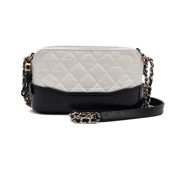 CHANEL Gabrielle Mini Hobo Chain Two-Way Bag White A94505 154131162