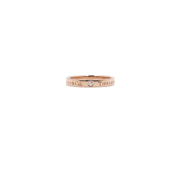 Tiffany & Co 0.07 Carat 3P Diamond 3mm Band Ring Size 15 aa61814 154132027