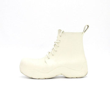 BOTTEGA VENETA 716201 ホワイト ラバー メンズ アンクル レインブーツ aa62118 154133052