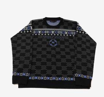 Louis Vuitton Jacquard Wool Pullover Knit XL 7539792403 129878723