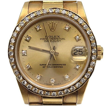 ROLEX Datejust Diamant Gold Uhr (68278) 31626273 154165893