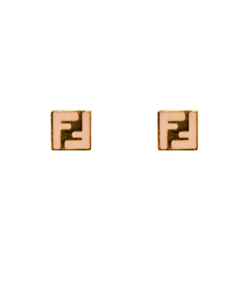 FENDI FF Ohrringe in Pink und Gold 52593 154166746 [P]