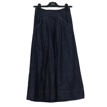 DIOR デニムプリーツロングスカート 152J21A3440 154167549