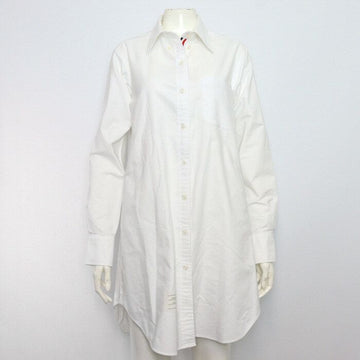 Thom Browne White Stripe Oxford Women Long Shirt aa61507 154167550