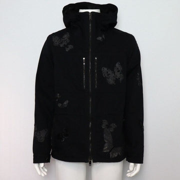 Valentino Black Cotton Butterfly Embroidery Men's Jacket 412YT 154167701