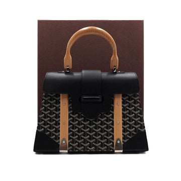 Goyard Black Saigon GM Top Handle Tote Bag aa62120 154226565