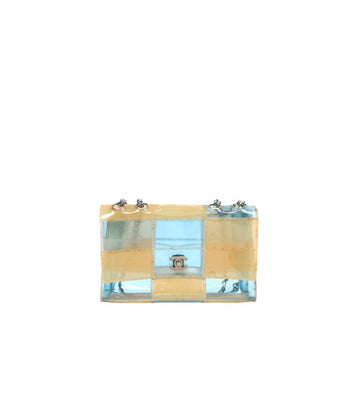 CHANEL PVC パッチワーク PVC チェーン ショルダーバッグ 34780 146372497