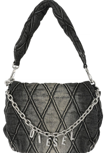 Diesel Charmd Shoulder M Bag Black X09596 P6330 T8013 137611131