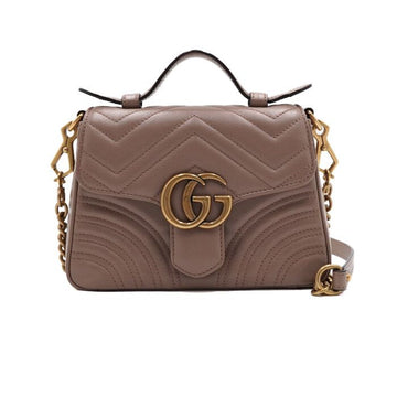 GUCCI GGマーモントミニトップハンドルトートバッグ兼ショルダーバッグクロスバッグ547260 154336930