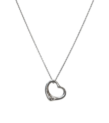 Tiffany & Co Open Heart Silver Necklace 53616 154337310