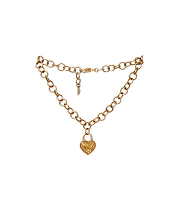 Dior Heart Lock Gold Bracelet 53606 154337379