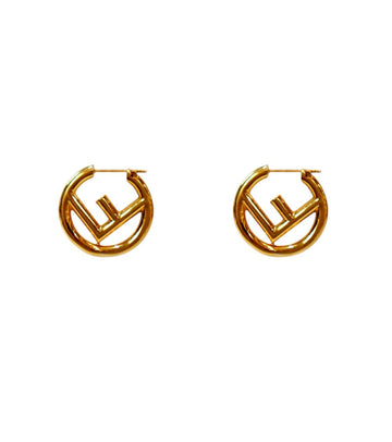 FENDI ゴールドリングイヤリング 53515 154337401