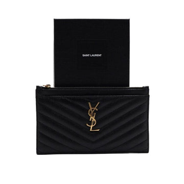 SAINT LAURENT グラン・ド・プードル・エンボスド・ポーチ兼クラッチバッグ 636312 154337402