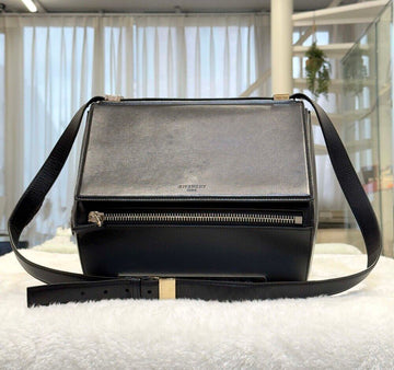Givenchy Leather Pandora Box Medium Black Gold 032703 154390561