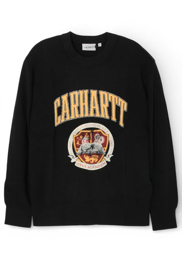 CARHARTT WIP LIBRARY COLLEGE Baumwollpullover Schwarz I034521 89XX 144755872