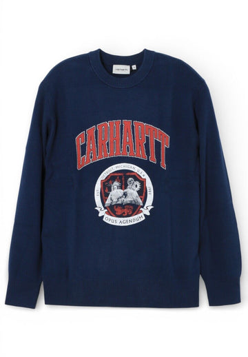 CARHARTT College WIP LIBRARY College Baumwollpullover INK I034521 E7XX 138388356