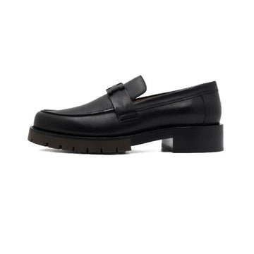Hermes Noir GREGOIRE Leather Loafers Men 62237 154409059