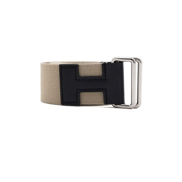 HERMES ノマド40 キャンバス レザー メンズ ベルト 081697CKAAS 154409225