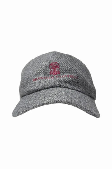 Brunello Cucinelli Linen Wool Blend Baseball Cap 154426768