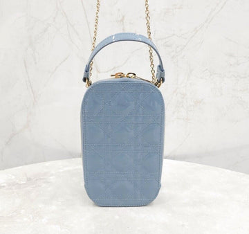 DIOR Damen Coin Holder Kettenhandtasche Wolkenblau S0872OVRB 138828791