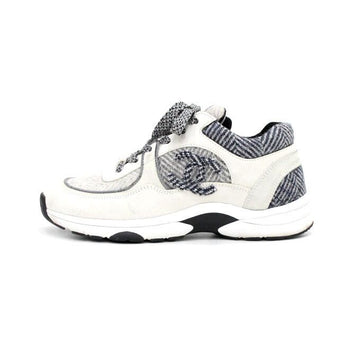 CHANEL G39597 Stoff Wildleder Trainer Damen Sneakers aa62377 154440617