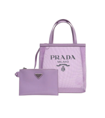 PRADA Lila Pailletten-Mesh-Tote 51884 154507684