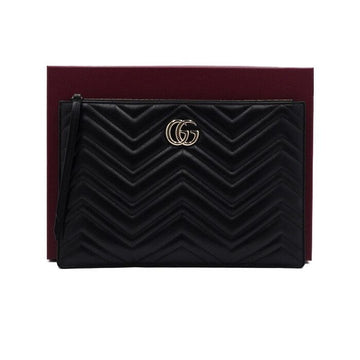 Gucci GG Marmont Black Large Unisex Clutch Bag 813347 154508986